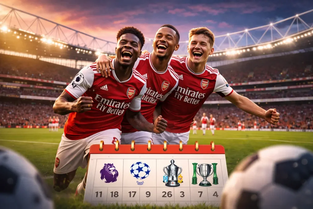 Arsenal Schedule 2026