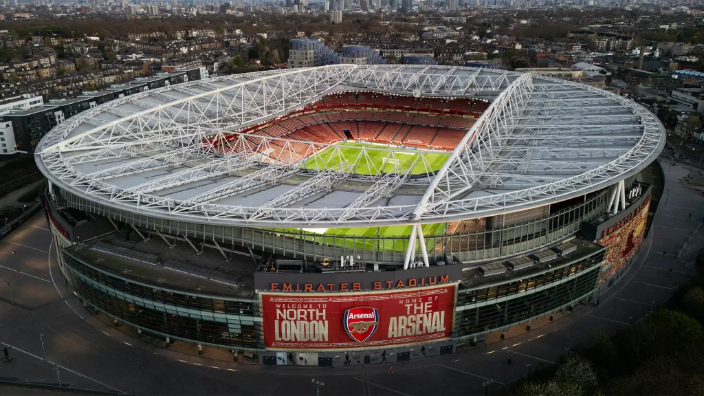 Arsenal Stadium ariel view