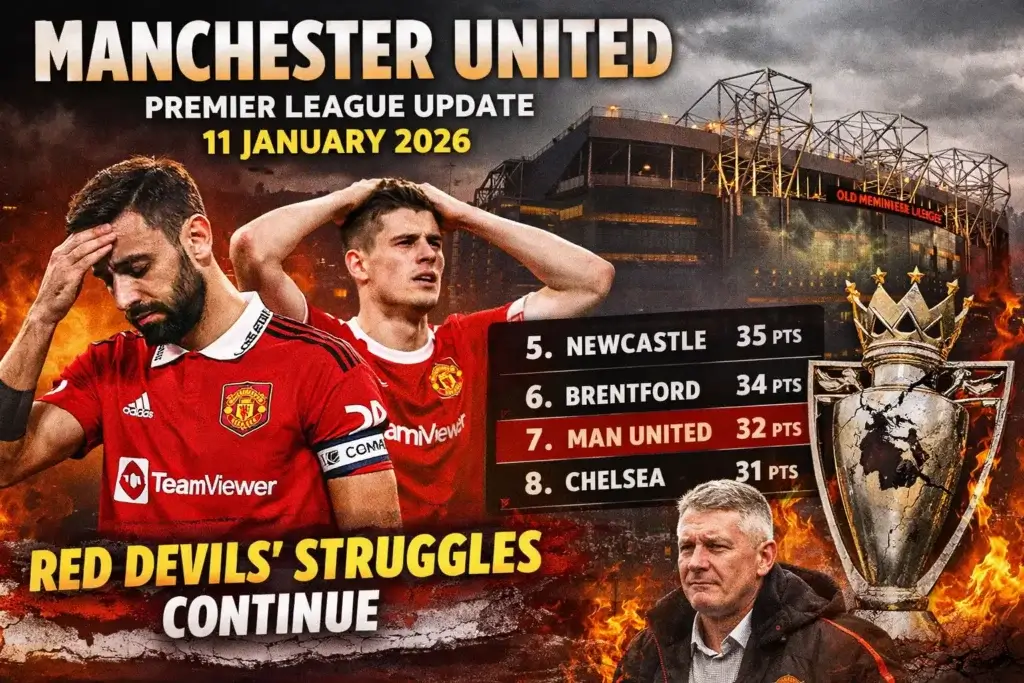 Live Premier League update on Manchester United