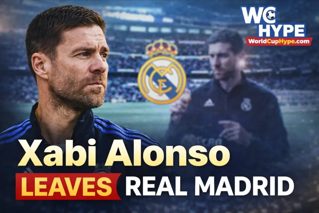 Xabi Alonso leaves Real Madrid