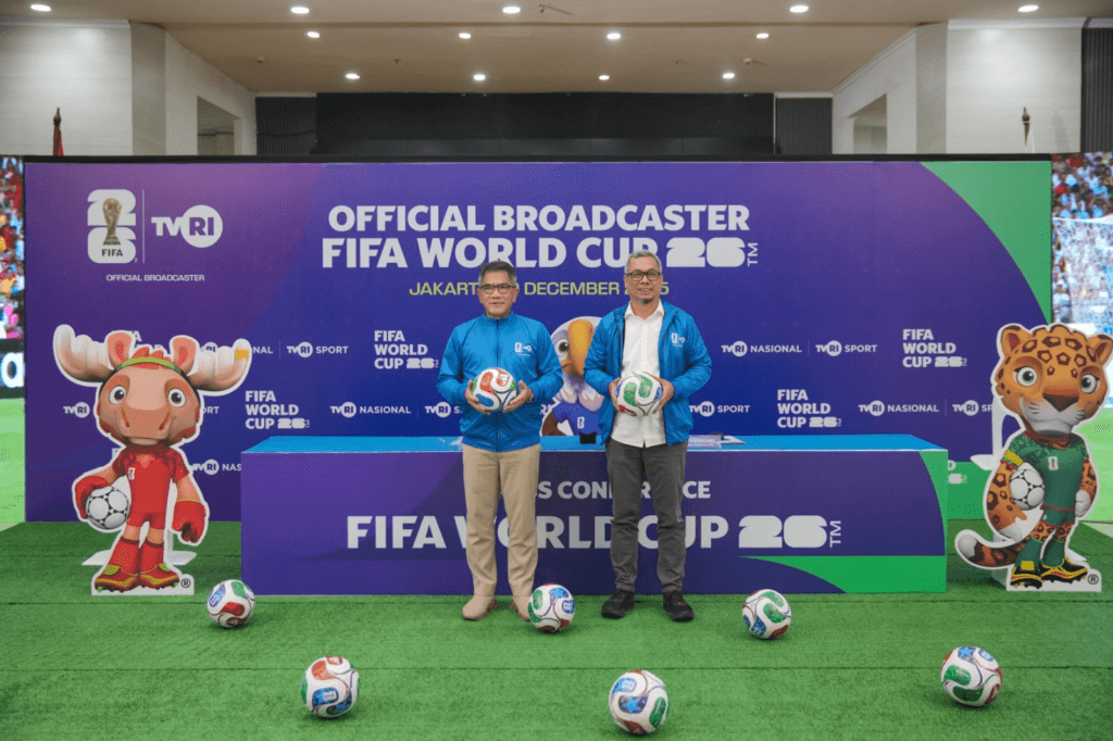 Televisi Republik Indonesia (TVRI) resmi menyiarkan Piala Dunia 2026