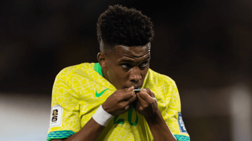 New Chelsea star Estevao Willian opens Brazil account in style with bicycle kick in win over Chile