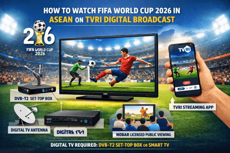 How to watch FIFA World Cup 2026 in ASEAN on TVRI digital broadcast