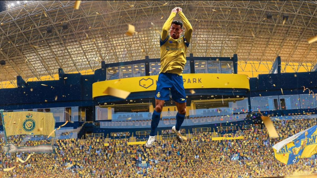 Cristiano Ronaldo Is Officially Introduced To Fans Al Nassr At The Stadium With A Capacity Of 25 Thousand People